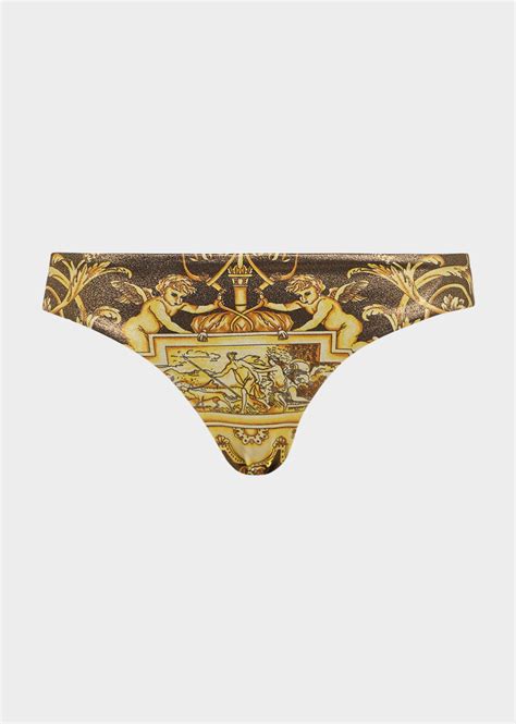 versace barocco dinnerware|Versace barocco bikini.